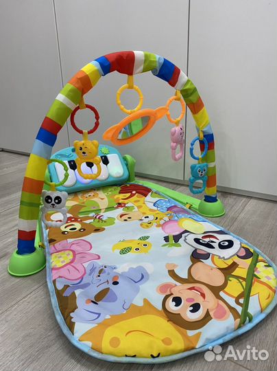 Развивающий детский коврик музыкальный