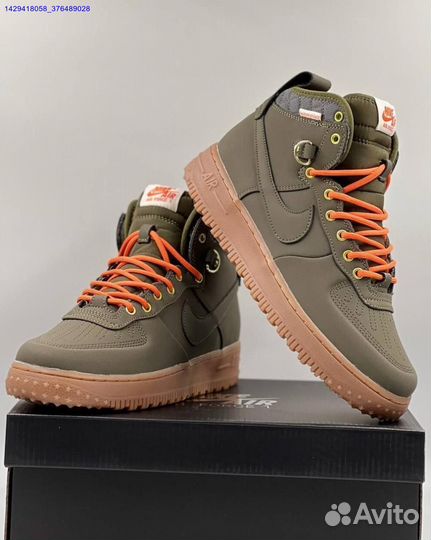 Кроссовки Nike Air Force 1 Duckboot (с мехом) (Арт.38576)