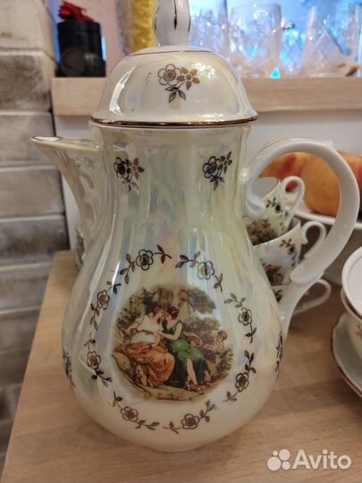Чайник фарфоровый кофейный Мадонна ГДР