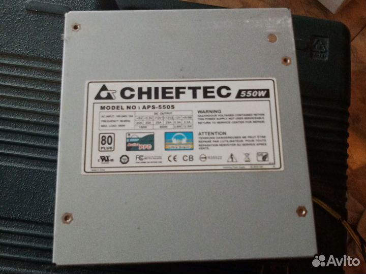 Блок питания chieftec 550w aps-550s