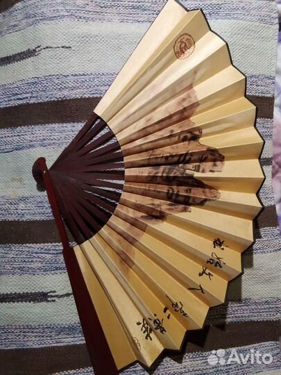 Веер китайский ручная работа