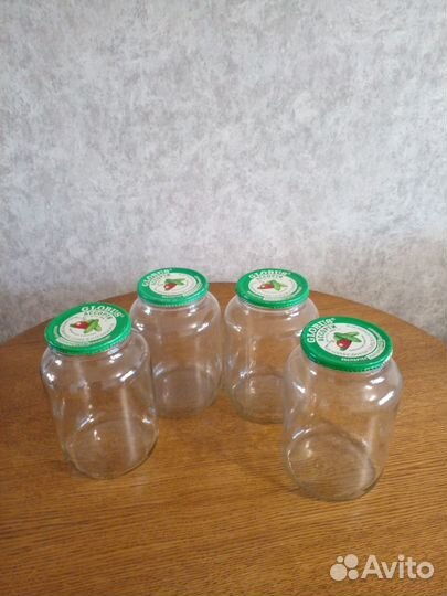 Банки стеклянные с широким горлышком