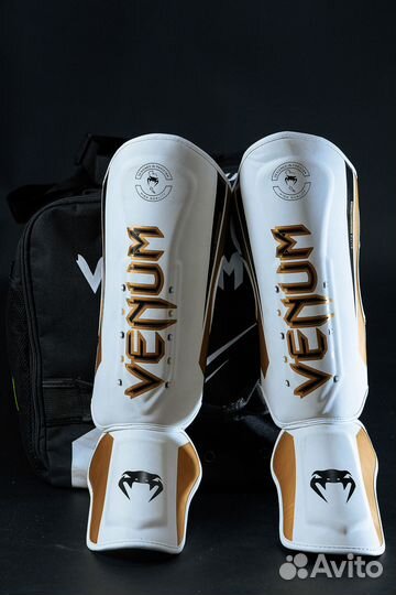 Защита голени и стопы Venum White