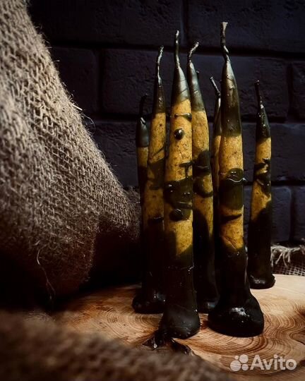 Свечи восковые энергетические ручная работа