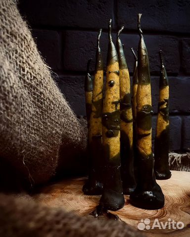 Свечи восковые энергетические ручная работа