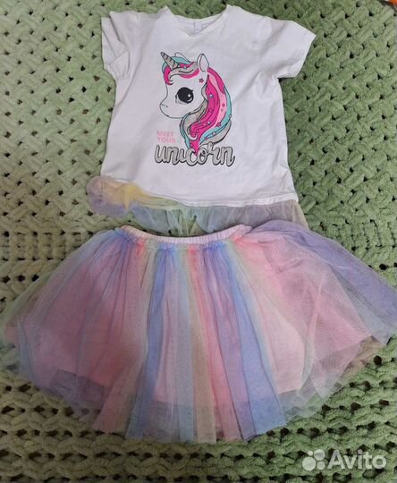 Детские вещи пакетом для девочки 110 116