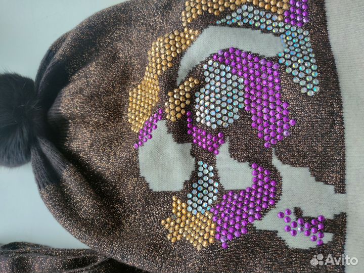 Комплект шапка и шарф женские новые