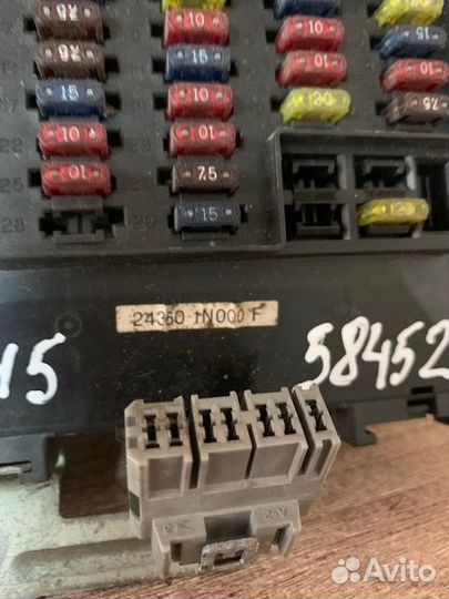 Блок предохранителей almera N15