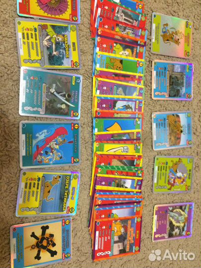 Игральные карточки из мультфильма 