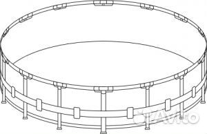 Каркас для бассейна intex 457х122