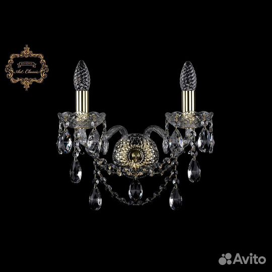 Бра настенный классика 2 лампы Е14