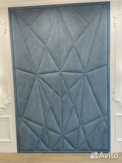 Мягкие стеновые панели и кровать