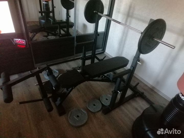 Стойка и скамья для жима лежа