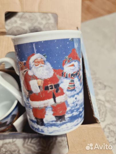 Набор кружек новогодних