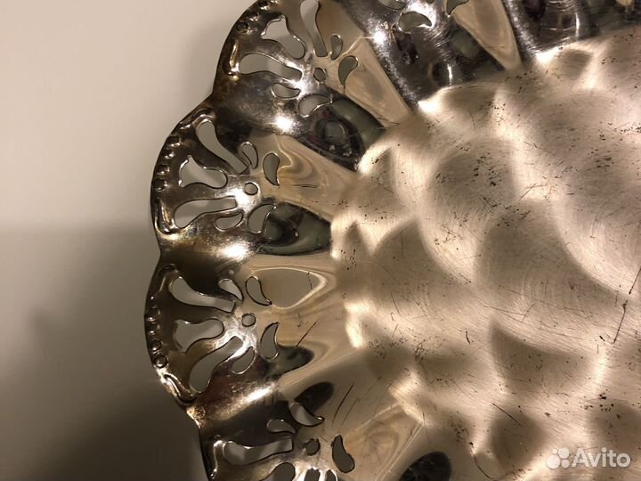 Ажурное старинное блюдо