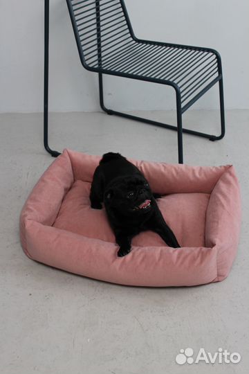 Лежанка для собак и кошек 75х55см18