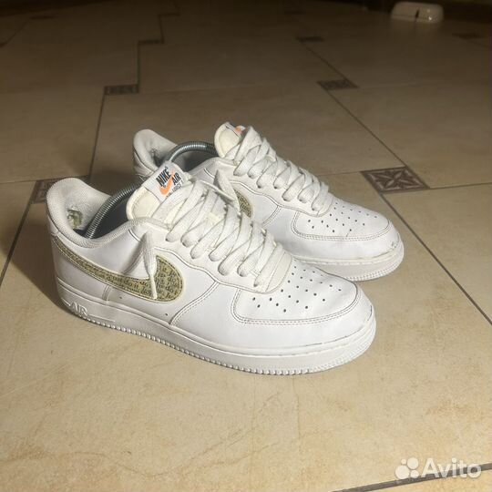 Nike Air Force 1 Low Just Do IT Pack White Clear