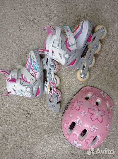 Продам роликовые коньки на девочку