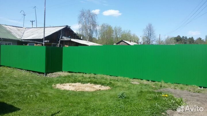 Заборы из профнастила