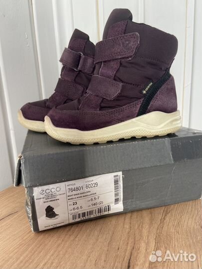 Ботинки демисезоные ecco 23