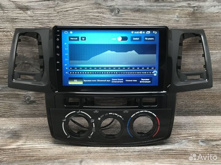 Магнитола Toyota Hilux 2/32GB 8 ядер, 4G модем