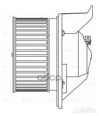 Э/вентилятор отоп. для а/м mini R56 Cooper (05