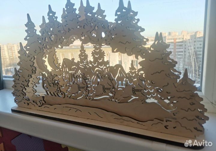 Лазерная резка фанеры / макеты любой сложности