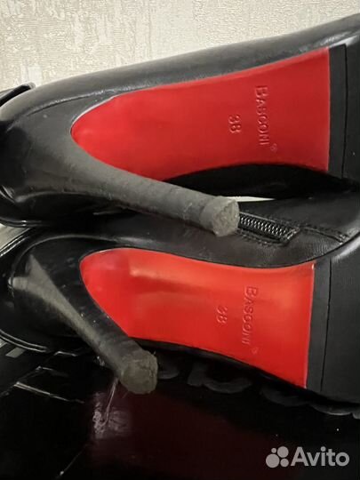 Ботильоны натуральная кожа 38