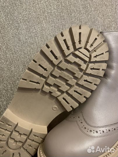 Сапоги зимние,кожанные