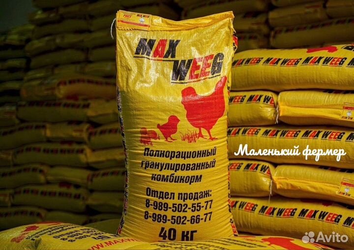 Комбикорм рост для бройлеров