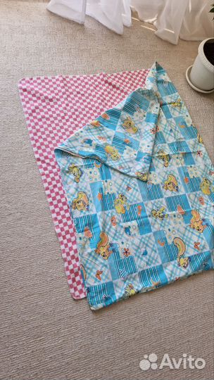 Детское одеялко теплое байковое и пододеяльник