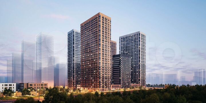 2-к. квартира, 62,5 м², 24/33 эт.