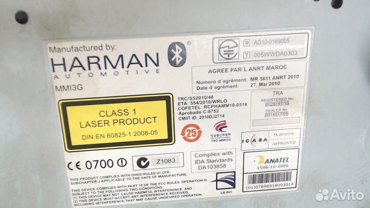 Магнитола Audi A4 (B8) Allroad, 2014