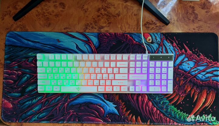 Клавиатура,Коврик для мыши,Мышь Проводная