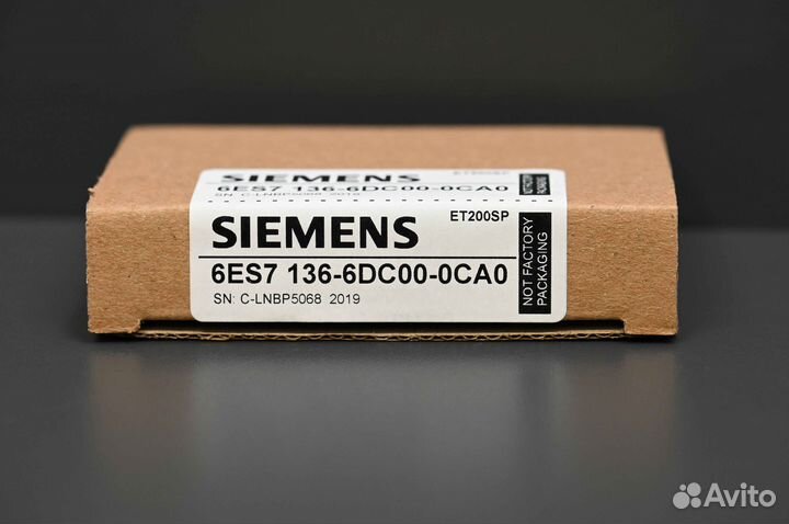 Siemens 6ES7 136-6DC00-0CA0 новый, 2019 г. 1 шт