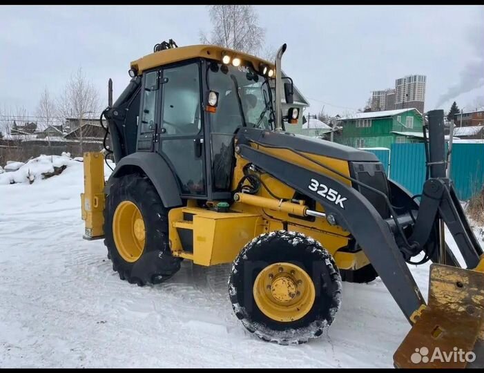 Экскаватор-погрузчик John Deere 325K, 2012