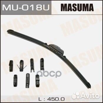 Дворник masuma 18' бескаркасный, универсальн M