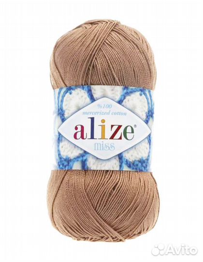 Пряжа Alize Miss (ализе мисс) цвет 494 - беж