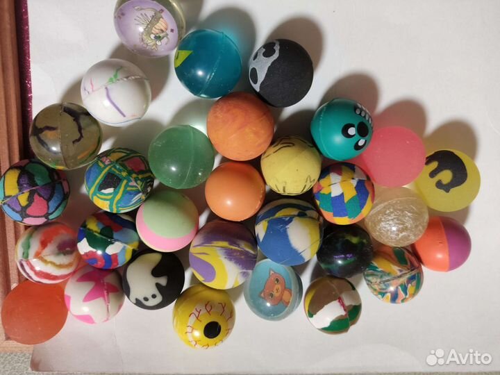 Резиновые мячики