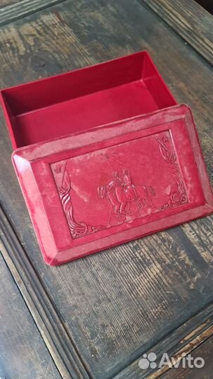 Шкатулка красная агитация будёновцы