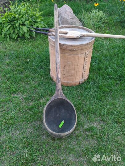 Ложка черпак для пива, старинная, 19в