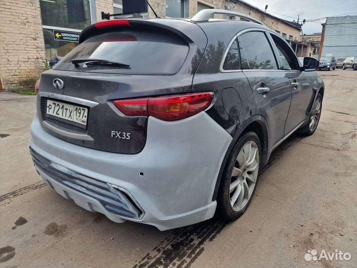 Тюнинг Бампер задний v1 infiniti qx70 fx37
