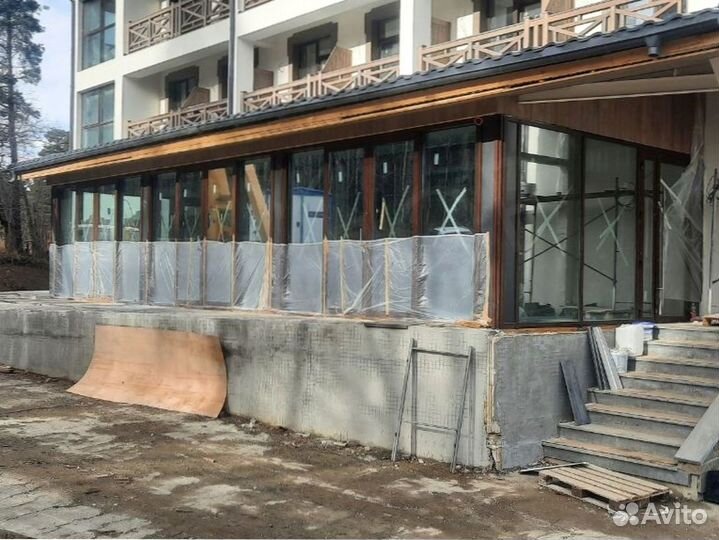 Алюминиевые окна входные двери