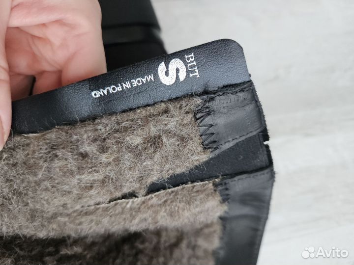 Сапоги зимние 40 нат нубук