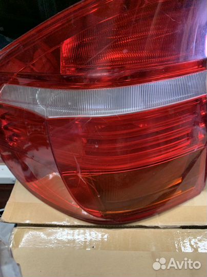 Задние фонари внешние на bmw x5 дорестайлинг