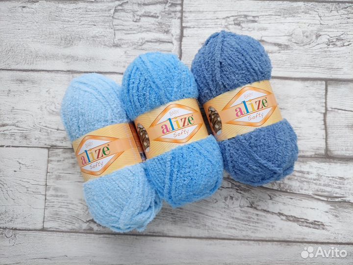 Плюшевая пряжа alize softy (Ализе Софти)