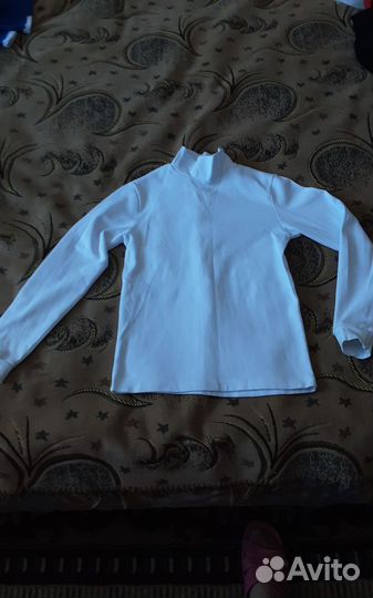 Водолазка детская белая