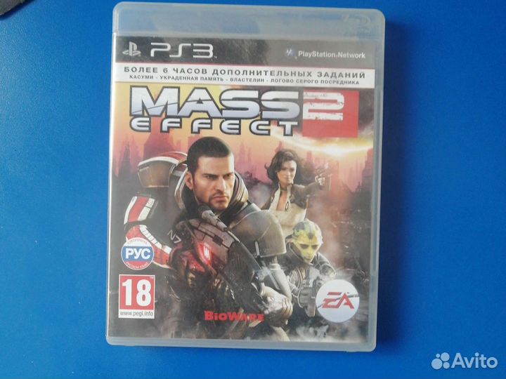 Диск Mass Effect 2 для ps3