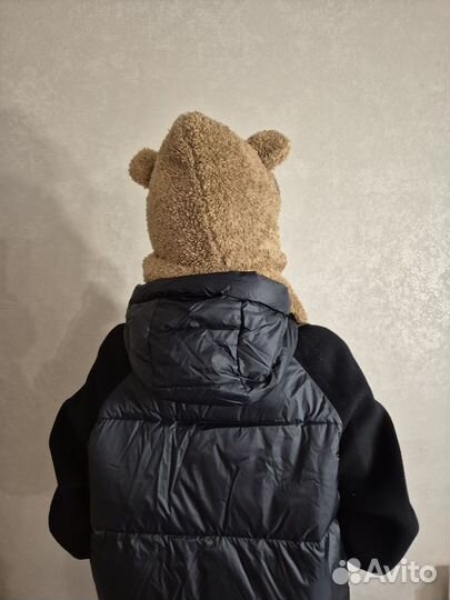 Капор-капюшон, мишка / шапка-шарф 2 в 1