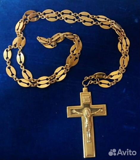 Крест наперсный + цепь